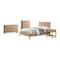 Alaterre Furniture Arden 4-Piece Wood Bedroom Set with Queen Bed, 2-Drawer Nightstand with open shelf, Chest, Dresser ANAN02343029 - alternate 1